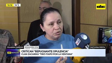 Esto dijeron dos senadoras sobre el fastuoso cumpleaños de la hija de Justo Zacarías y Rocío Abed