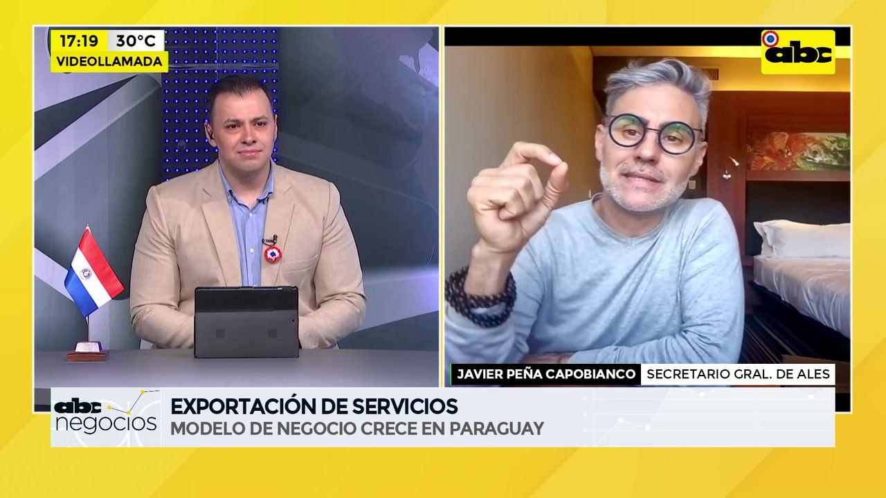 ABC Negocios - Entrevista a Javier Peña Capobianco, Aso. Latinoamericana de Exportadores de Servicios