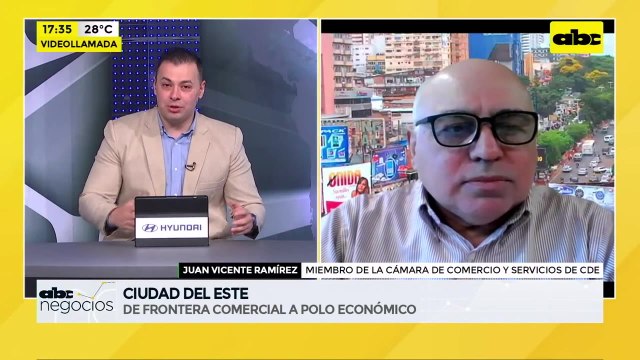 ABC Negocios - Entrevista a JuaVicente Ramírez,miembro de la Cámara de Comercio y Servicios de CDE