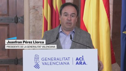Pérez Llorca: "Vamos a crear un figura de comisionado para la recuperación."