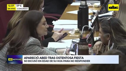 Abed se escuda en su hija para no hablar de la mega farra del clan ZI