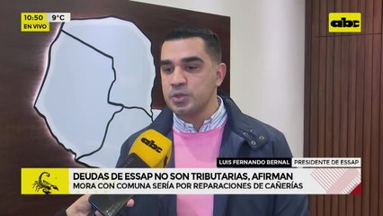 Presidente de Essap sobre deuda con la Municipalidad de Asunción