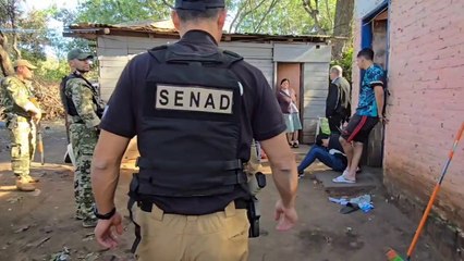 Operación "Tridente": cuatro detenidos por red de microtráfico en San Lorenzo