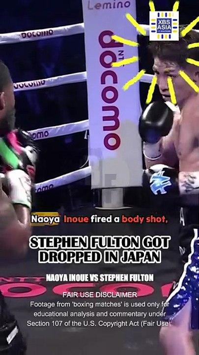 Naoya Inoue's UPPERCUT that DROPS Fulton HARD!