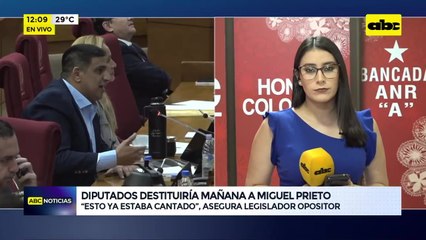 Comisión emitió dictamen y Miguel Prieto podría ser destituido esta semana