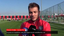 Hüseyin Eroğlu: Kupada bir hedefimiz yok ama ligde büyük hedeflerimiz var