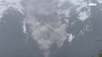 Glaciar sepulta pueblo suizo