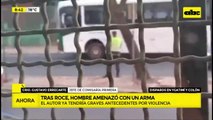 Hombre con antecedentes de violencia protagonizó incidente frente a un colegio