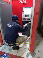 Ladrones intentaron robar un cajero automático en Capiatá