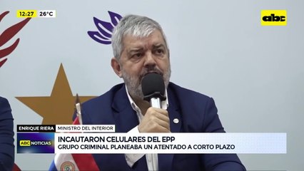 EPP planeaba un atentado a corto plazo, dice ministro del Interior