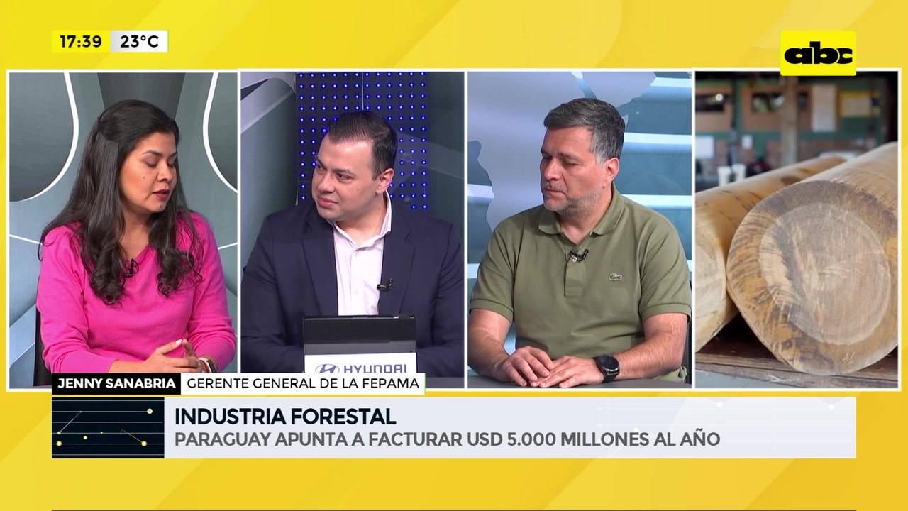 ABC Negocios - Entrevista a Jenny Sanbria y Diego Puente, de la Federación Paraguaya de Madereros
