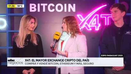 ABC Negocios - Contacto en vivo desde el stand de X4T en la Expo 2025