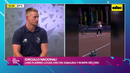 Lars Flaming, orgullo del país: logró medalla de oro e impuso récord panamericano