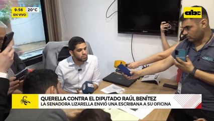 La escribana de Lizarella Valiente se presentó en el despacho del diputado Raúl Benítez