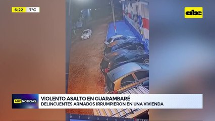 Delincuentes armados irrumpieron en una vivienda de Guarambaré