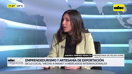 ABC Negocios - Entrevista a Andrea Jiménez, propietaria de Felipa Home