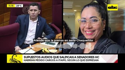 “Todo se puede acá, Yamy”: los indignantes audios atribuidos a senadores tránsfugas