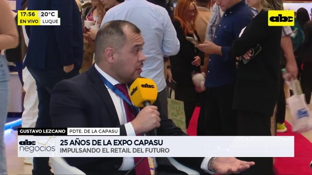 ABC Negocios en la Expo Capasu - Entrevista a Gustavo Lezcano, presidente de la Cámara Paraguaya de Supermercados