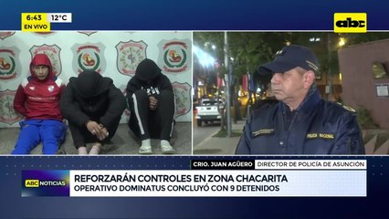 Policía promete controles permanentes y dice que habrá más incursiones