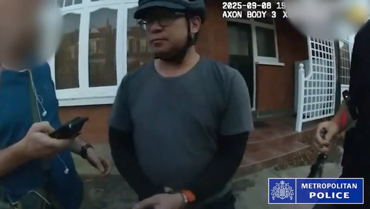 Moment police arrest ‘utterly wicked’ paedophile nursery worker for child sex offences