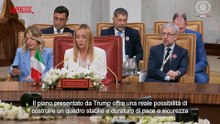 Gaza, Meloni: "Il Piano di Trump ? un'occasione irripetibile, e l'Italia fa la sua parte"