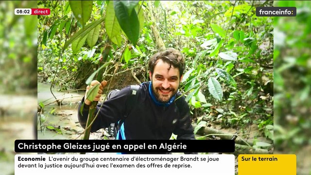 Algérie: Jugé en appel, le journaliste sportif français Christophe Gleizes, emprisonné depuis fin juin, a demandé la clémence de la Cour d'appel