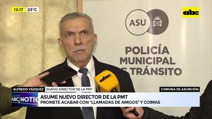 En medio de graves carencias, asume nuevo director de la PMT y promete eliminar coimas