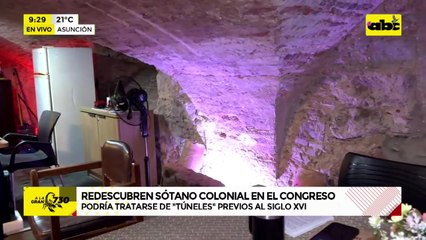 Redescubren antiguo sótano en el Congreso Nacional