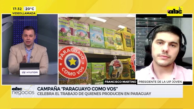 ABC Negocios: Campaña “Paraguayo como vos” - Entrevista a Francisco Martino, presidente de la UIP Joven