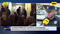 Procedimiento con gran despliegue policial en el Abasto: mercadería sin documentos fue incautada