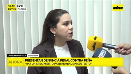 “Si la Fiscalía desestima esto, sería nefasto”, dice diputada tras presentar denuncia contra Peña