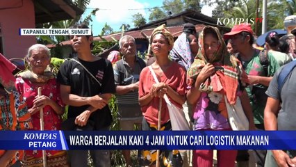 Krisis Logistik! Warga Sitahuis Tapteng Harus Berjalan Kaki 4 Jam untuk Cari Logistik Makanan