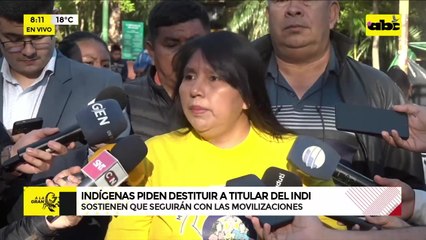Indígenas fortalecerán protestas en el interior y rechazan diálogo hasta que Benegas deje el Indi