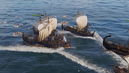 Anno 117: Heftiges Clipping bei Schiffen! Die Triremen fahren einfach durch andere Schiffe durch