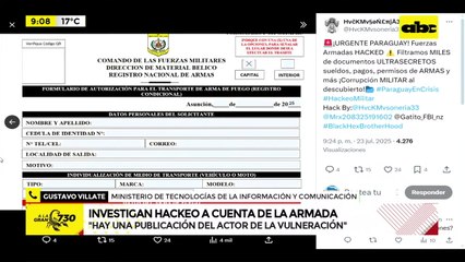 “Hackers” dicen haber filtrado datos militares: esto dice el responsable del Mitic
