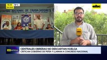 Políticas de Peña agravan crisis social y económica del país, dicen las centrales obreras