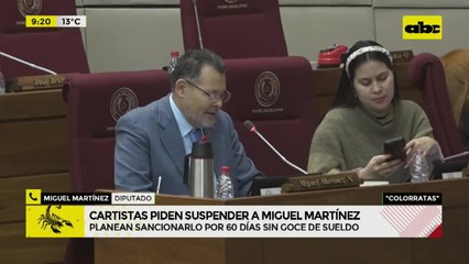 Diputado que llamó “colorratas” a cartistas será reemplazado por su esposa en caso de suspensión