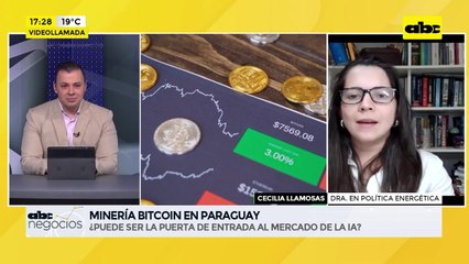 ABC Negocios: Minería de Bitcoin en Paraguay - Entrevista a Cecilia Llamosas, doctora en política energética