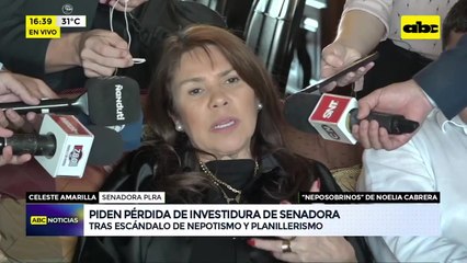 Bancada Democrática sobre pérdida de investidura de Noelia Cabrera