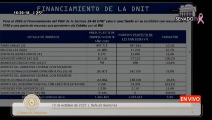 Oscar Orué Comisión Bicameral Presupuesto
