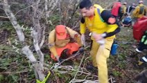 Bomberos rescataron el cuerpo de Benoit desde el difícil terreno del Chaco