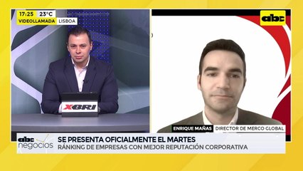 ABC Negocios: Presentarán el ránking de empresas con mejor reputación corporativa - Entrevista a Enrique Mañas, director de Merco Global