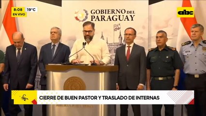 Ministro de Justicia brinda detalles del traslado de más de 500 reclusas del Buen Pastor