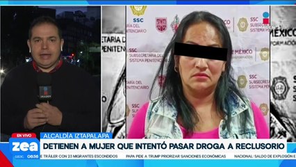 Detienen a mujer que intentó pasar droga al Reclusorio Oriente