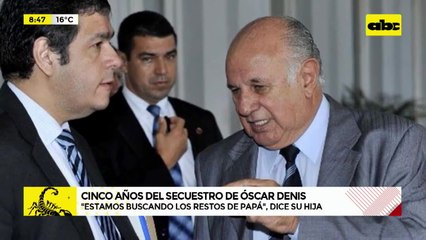 Familia Denis sigue dispuesta a negociar para conseguir datos del paradero del exvicepresidente