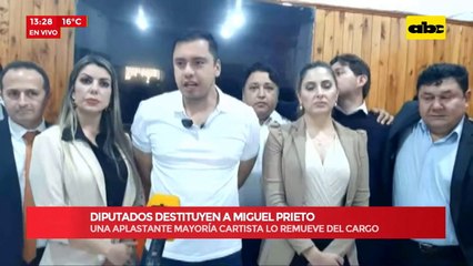 Lo que dijo Miguel Prieto luego de confirmarse su destitución