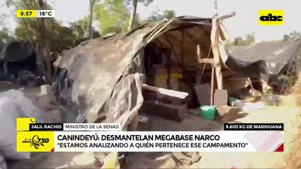 Operación “Rainha”: incautan casi 10 toneladas de marihuana en Canindeyú