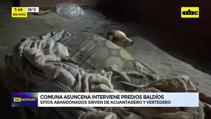 Municipalidad interviene propiedades abandonadas en Asunción