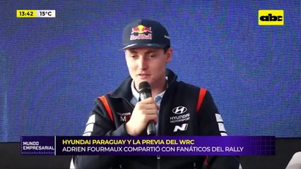 Hyundai abrió sus puertas en la previa del WRC Rally del Paraguay con Adrien Fourmaux