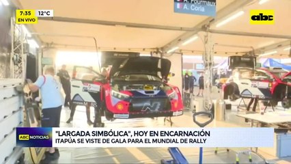 Así está el service park a horas de la largada simbólica del Rally del Paraguay